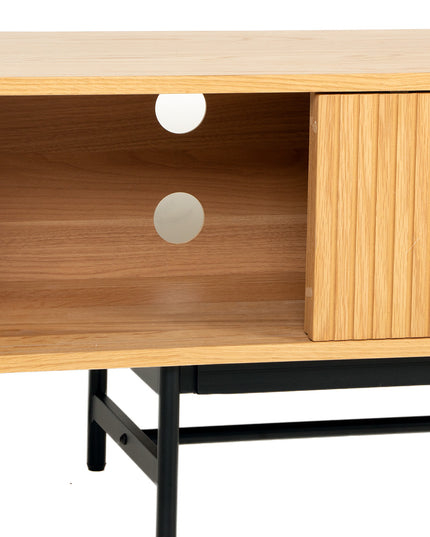 Varde TV‑taso 210 cm – tammiviilu