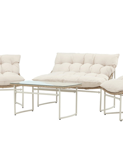 Tina sohvaryhmä ulkokäyttöön - beige / beige