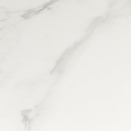 Visby soffbord Ø60 cm - vit/mörkbrun