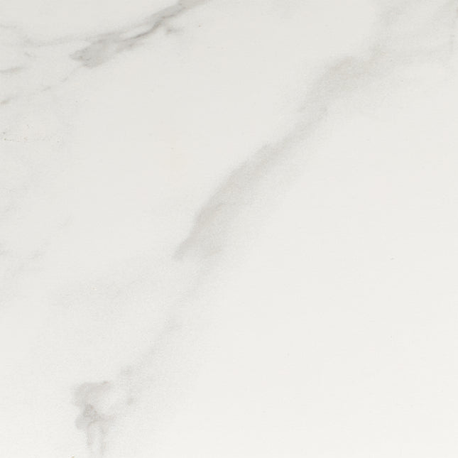 Visby soffbord Ø60 cm - vit/mörkbrun