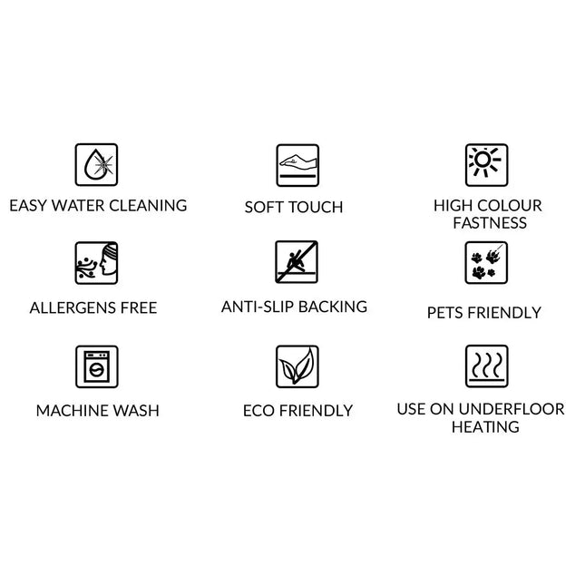  Alexa harmaa Matto ec8633-2.myshopify.com easy care matot, Matot