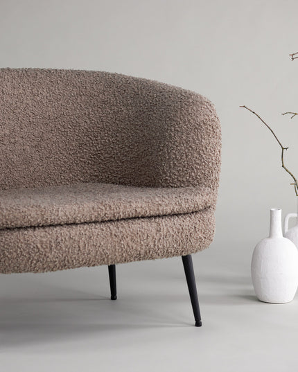 Nordkoster yhden istuttava sohva - Tumma beige teddy