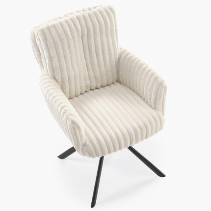 Adele ruokatuoli - vaalea vakosametti