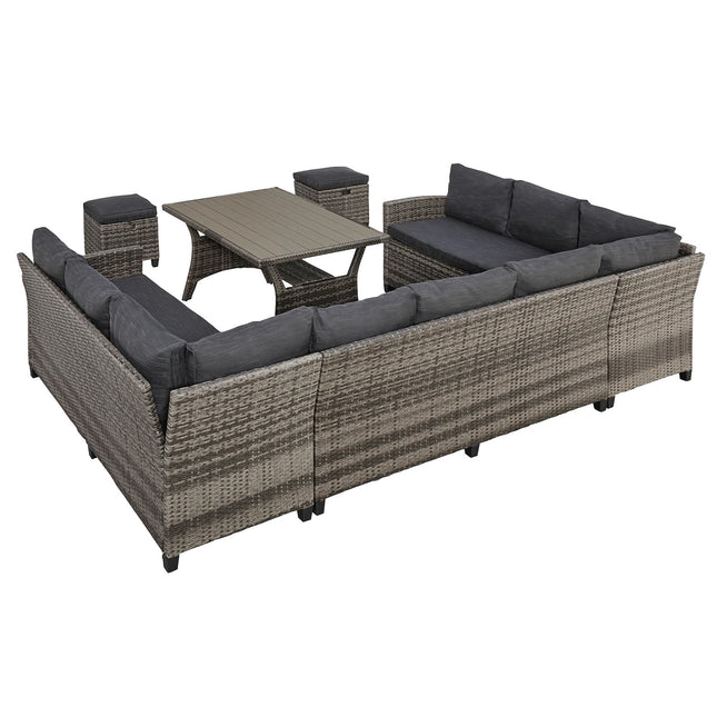 Aino U‑kulmasohva - puutarhakalusteryhmä