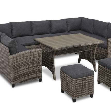 Aino U‑kulmasohva - puutarhakalusteryhmä