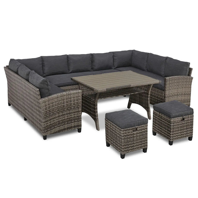  Aino U‑kulmasohva - puutarhakalusteryhmä kulmasohva ulos ec8633-2.myshopify.com Huonekalut heti kotiisi, kulmasohvat ulos, Pihakaluste setti, Puutarhakalusteet, Ulkosohvat, VarastotuotteetKalusteDuo#Huonekaluliike#Verkkokauppa