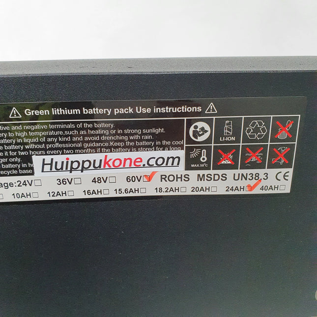  Sähköskootterin Akku 26Ah (Ego Evo2, Evolution, Rider) akku ec8633-2.myshopify.com E-GO varaosat