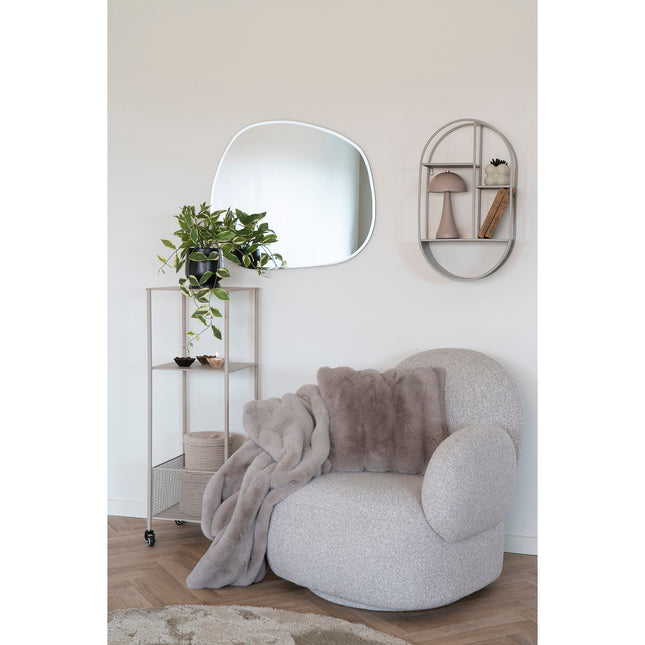 Arctica torkkupeitto + 2 koristetyynyä — harmaa, beige, ruskea