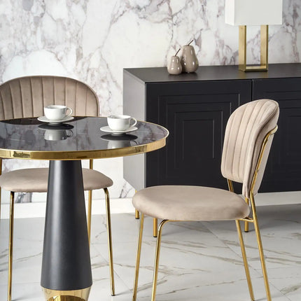  Bistro — pyöreä ruokapöytä + 2 tuolia, Ø 59 cm Ruokailuryhmä ec8633-2.myshopify.com Ruokailuryhmät