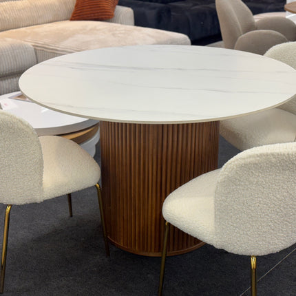 Viva söögilaud ja 4 Teddy tooli söögitoakomplekt