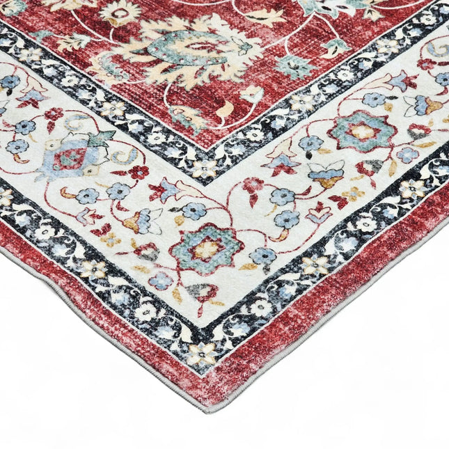  Cashmire Santiago punainen matto Matto ec8633-2.myshopify.com Matot, Nukkapintaiset matot, sileäpintaiset matot