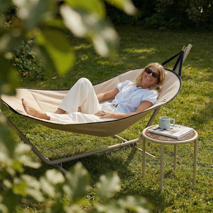  Cobana Riippumatto – beige bouclé riippumatto ec8633-2.myshopify.com Huonekalut heti kotiisi, Kaikki tuotteet, Parvekekalusteet, Puutarhakalusteet, riippukeinu, Riipputuolit ja riippukeinutKalusteDuo#Huonekaluliike#Verkkokauppa