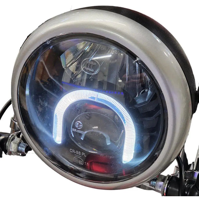  Etuvalo, Led 12V. Evo2 Sähköskootterin etuvalo ec8633-2.myshopify.com E-GO varaosat