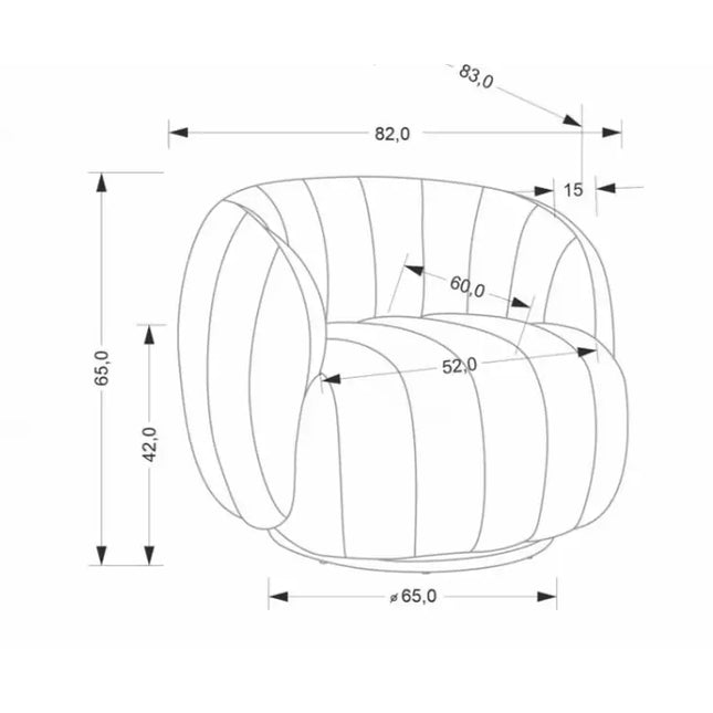  Freya pyörivä lepotuoli Lepotuoli ec8633-2.myshopify.com nojatuolit, olohuone
