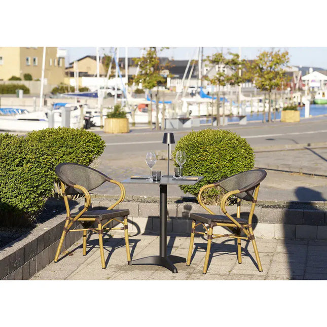  GastroStone 60 - ravintolapöytä ulkokäyttöön Bistro pöytä ec8633-2.myshopify.com julkitila, Puutarhakalusteet, ravintolakäyttö, Ruokapöydät, Ruokapöytä ulos