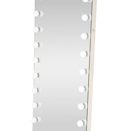 GlowBuddy стоячее зеркало 170x87 см — серебро, светодиодное освещение