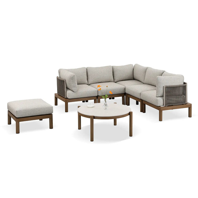  Hieta Corner -ulkosohvaryhmä sohvaryhmä ulkokäyttöön ec8633-2.myshopify.com Parvekekalusteet, Pihakaluste setti, Puutarhakalusteet, Ukosohvat ja sohvasetit, Ulkokaluste setit