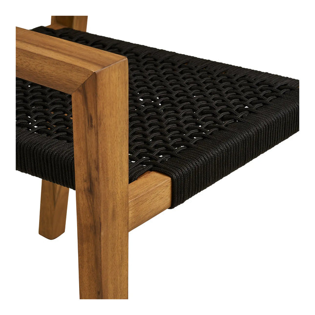  Anzio ruokapöydän tuoli - akaasia/musta ruokapöydän tuoli ec8633-2.myshopify.com nojatuolit ulkokäyttöön, Puutarhakalusteet, ruokapöydän tuolit, Ruokapöydän tuolit ulkokäyttöön