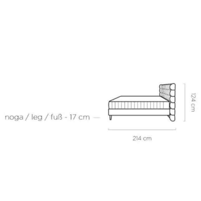  Inferno sänky teddy kankaalla Sänky ec8633-2.myshopify.com makuuhuone, sängynrungot, sängyt, Teddy