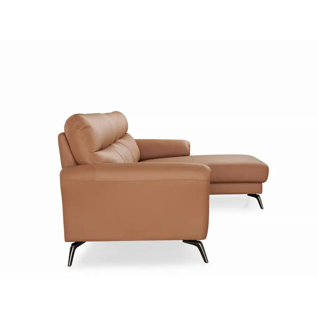  Ivalo Divaanisohva Ruskea Nahka nahkasohva ec8633-2.myshopify.com Divaanisohvat, Nahkasohvat, olohuone