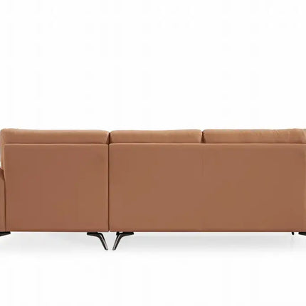  Ivalo Divaanisohva Ruskea Nahka nahkasohva ec8633-2.myshopify.com Divaanisohvat, Nahkasohvat, olohuone