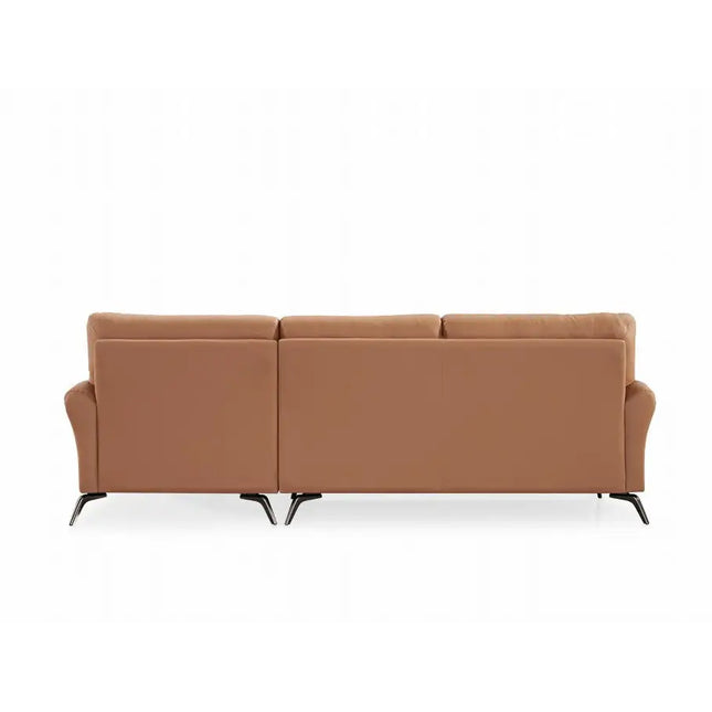  Ivalo Divaanisohva Ruskea Nahka nahkasohva ec8633-2.myshopify.com Divaanisohvat, Nahkasohvat, olohuone