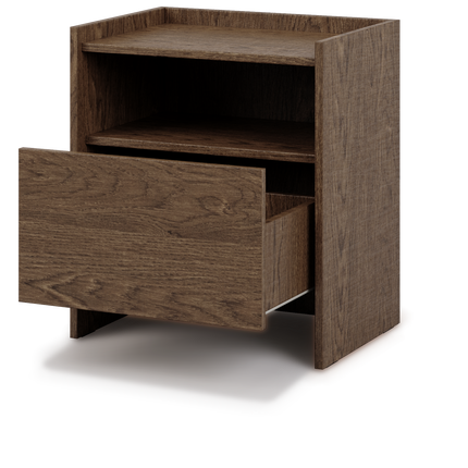 Japandi Yöpöytä — Pähkinä