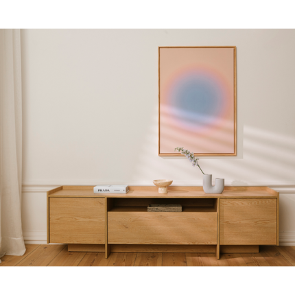 Japandi TV-taso 197 cm — Tammi