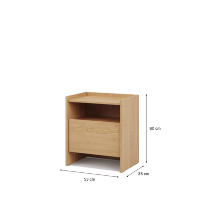 Japandi Nattduksbord - Ek