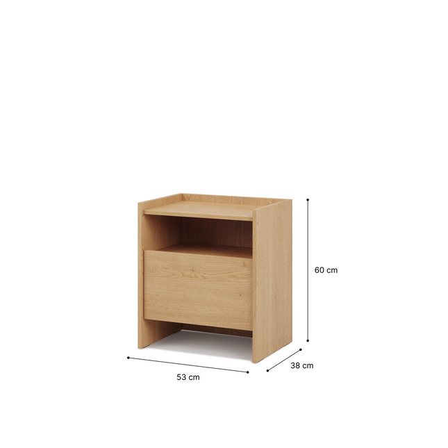 Japandi Nattduksbord - Ek