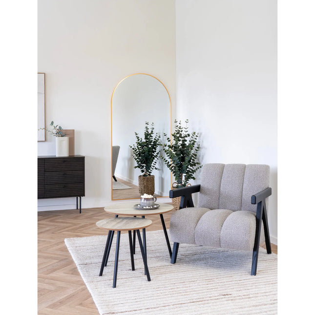  Arco Kaaripeili 90x180 cm messinki Peili ec8633-2.myshopify.com Lattiapeilit, makuuhuone, olohuone, Peilit, Seinäpeilit