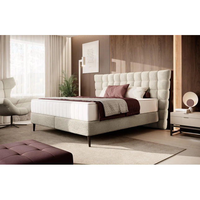  Inferno sänky teddy kankaalla Sänky ec8633-2.myshopify.com makuuhuone, sängynrungot, sängyt, Teddy