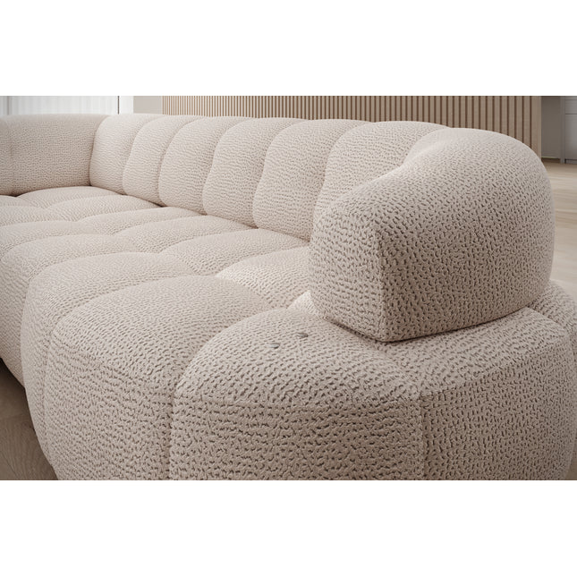 Velpa L kulmasohva sähkösäätöisellä istuimella