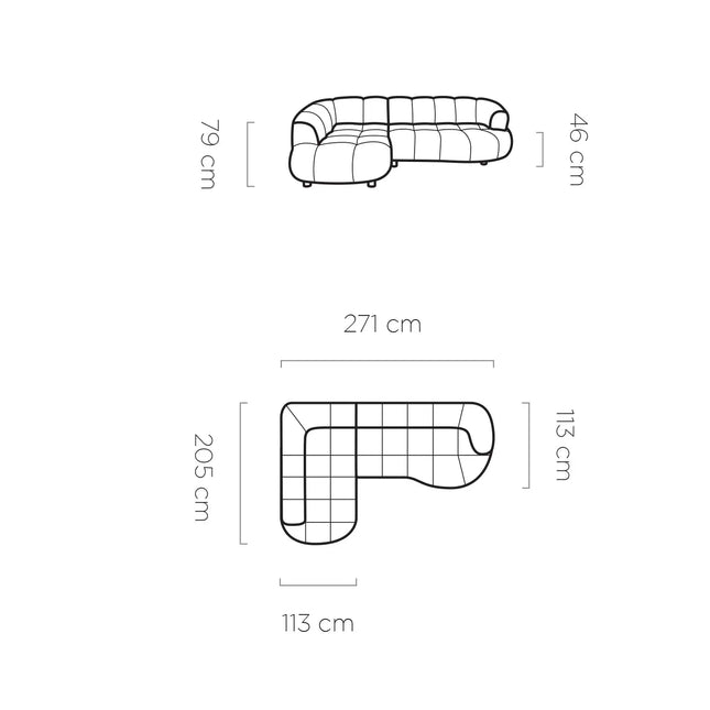  Velpa L kulmasohva sähkösäätöisellä istuimella Kulmasohva ec8633-2.myshopify.com Kulmasohvat, olohuone, Sohvat