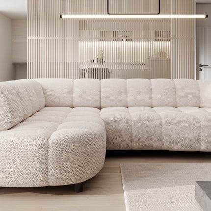 Velpa L kulmasohva sähkösäätöisellä istuimella