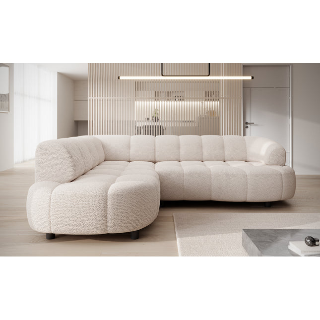 Velpa L kulmasohva sähkösäätöisellä istuimella