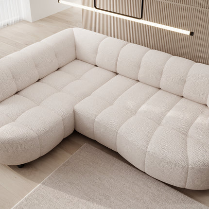 Velpa L kulmasohva sähkösäätöisellä istuimella