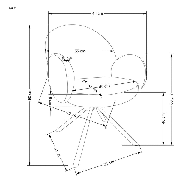  Kim ruokapöydän tuoli Tuoli ec8633-2.myshopify.com Huonekalut heti kotiisi, keittiön kalusteet, ruokapöydän tuolit, Teddy collection, Tuolit