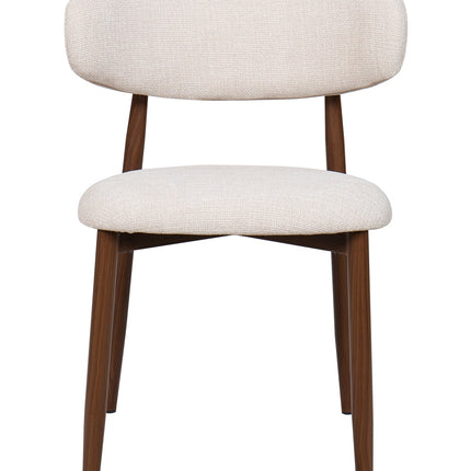 Lulu ruokatuoli - beige / pähkinä