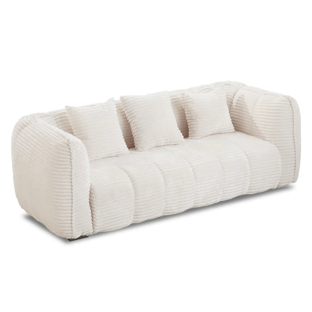  Lumo 3‑istuttava sohva - vaalea vakosametti 3 istuttava sohva ec8633-2.myshopify.com 3-istuttavat sohvat, Huonekalut heti kotiisi, olohuone