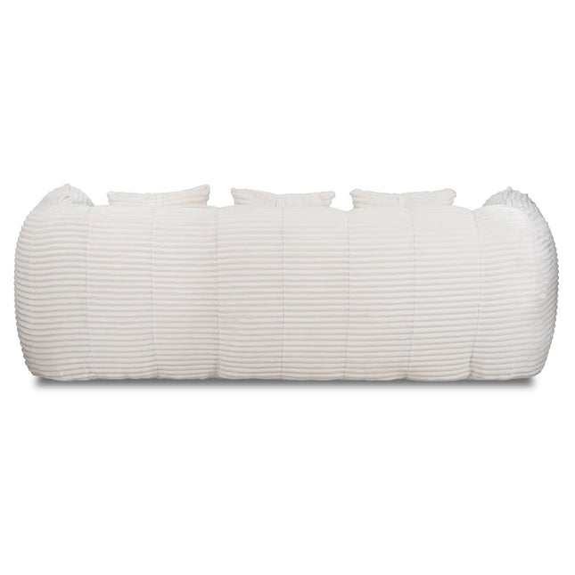 Lumo 3‑istuttava sohva - vaalea vakosametti