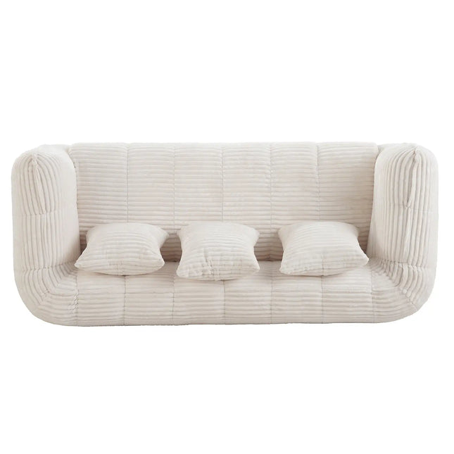  Lumo 3‑istuttava sohva - vaalea vakosametti 3 istuttava sohva ec8633-2.myshopify.com 3-istuttavat sohvat, Huonekalut heti kotiisi, olohuone