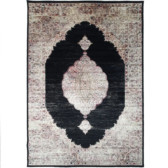  Madelyn musta Matto ec8633-2.myshopify.com Matot, viskoosi matot