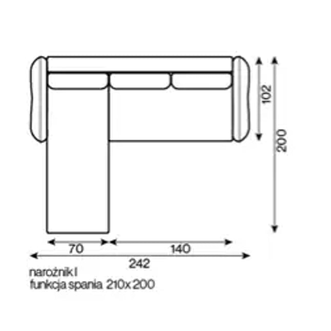  Madera Soft Vuodedivaani - vuodekoko 210x200 cm Vuodesohva ec8633-2.myshopify.com Divaanisohvat, olohuone, Sohvat, Vuodedivaani, Vuodesohvat