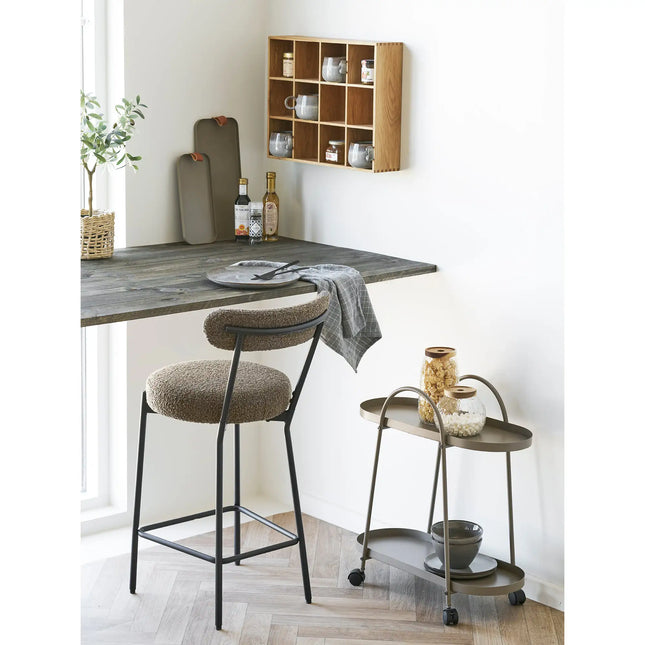  Badalona baarituoli ruskea Baarituoli ec8633-2.myshopify.com Baarituoli, keittiön kalusteet, keittiön sisustus