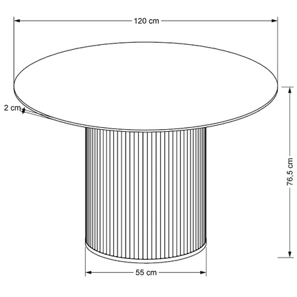 Viva söögilaud ja 4 Teddy tooli söögitoakomplekt