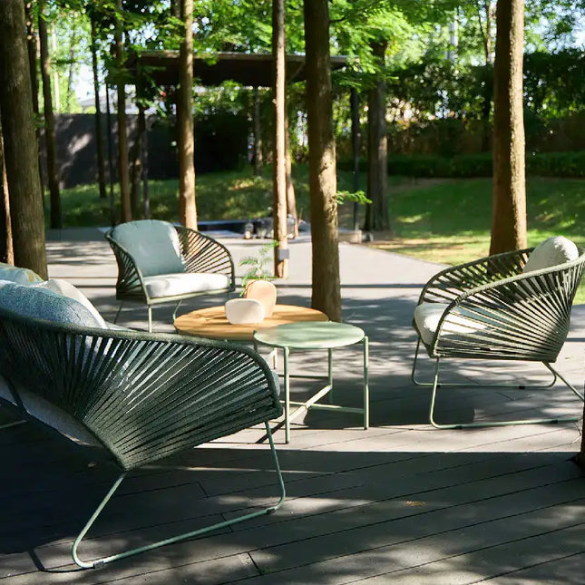  Novella Lounge Ulkokalusteet ulkokalustesetti ec8633-2.myshopify.com Puutarhakalusteet, Ulkokaluste setit