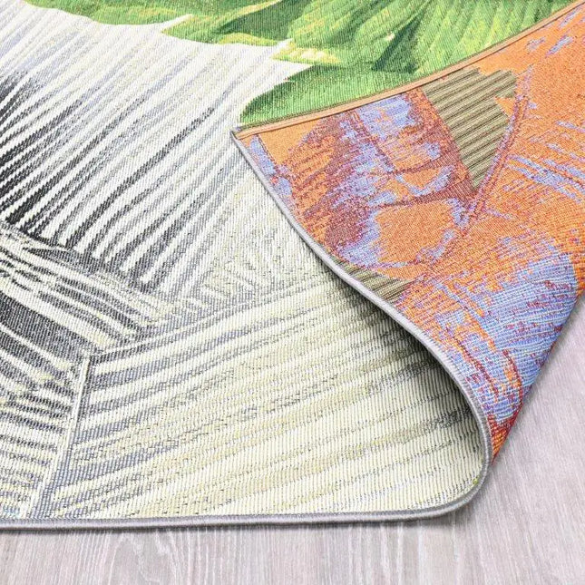  Palmu vihreä Matto ec8633-2.myshopify.com Matot, sileäpintaiset matot