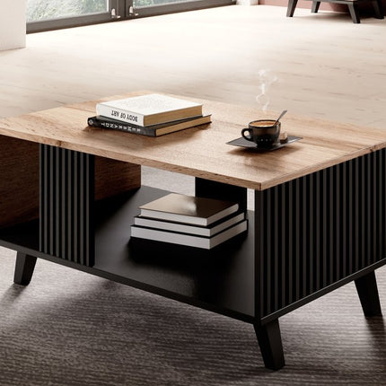 Rafael sohvapöytä - musta/tammi