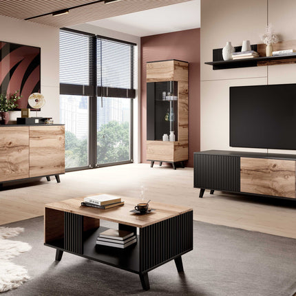 Rafael sohvapöytä - musta/tammi